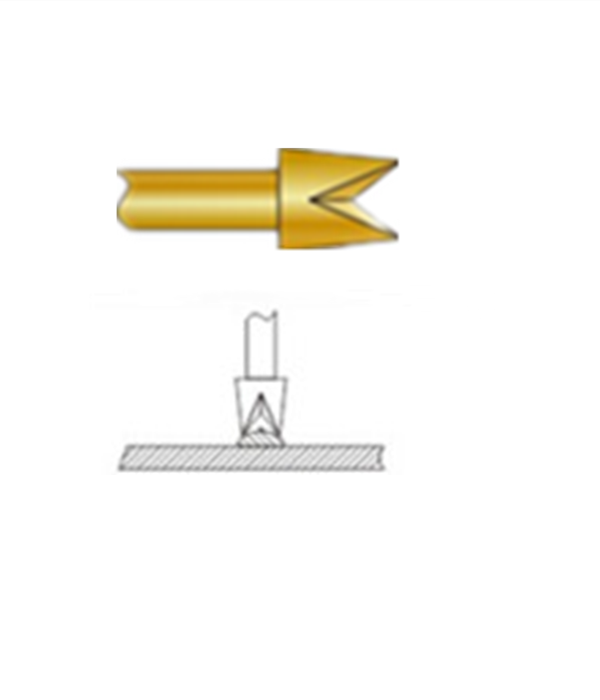 四爪頭探針、探針用法圖、探針原理圖、測試探針圖片