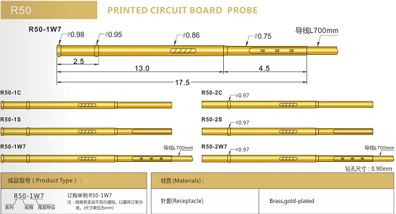 R50測(cè)試探針套管選型、R50探針套管規(guī)格型號(hào)、探針套管廠家