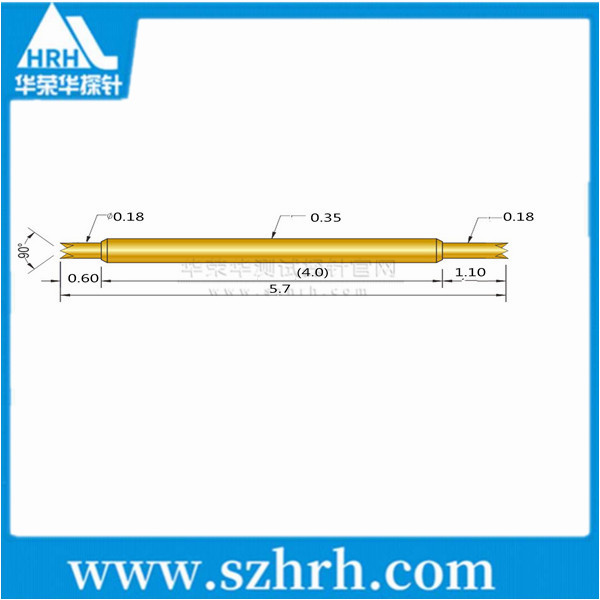 035-UU-5.7L，華榮華雙頭測(cè)試探針廠家